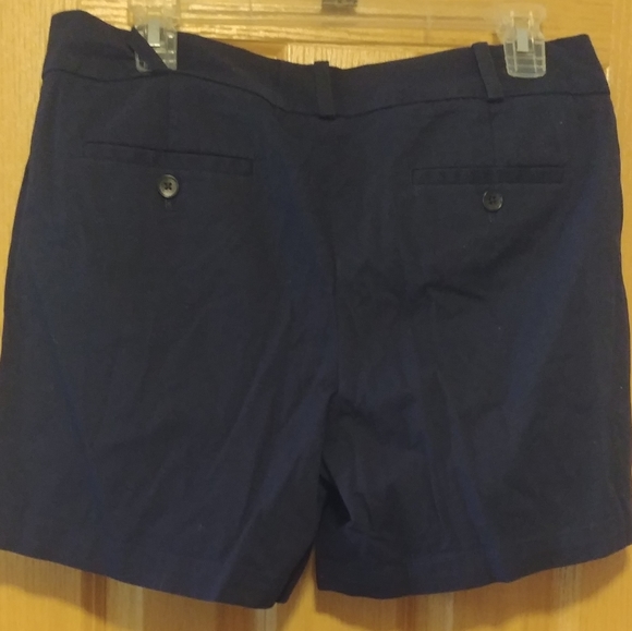 Talbots Navy Blue Chino Shorts - Picture 2 of 3